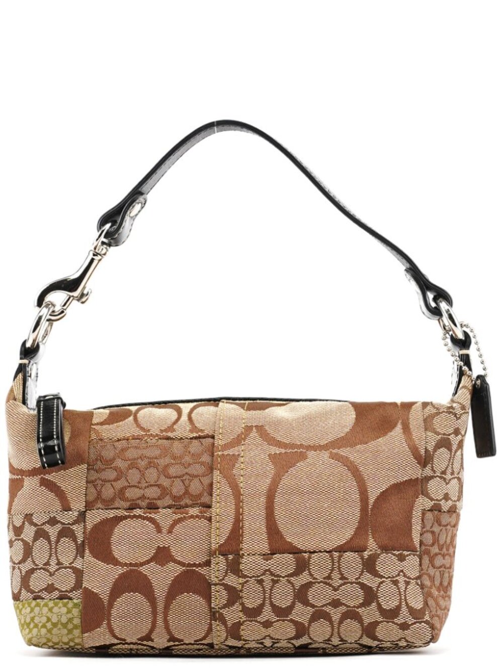 Coach Signature Patchwork Mini Pochette Bag